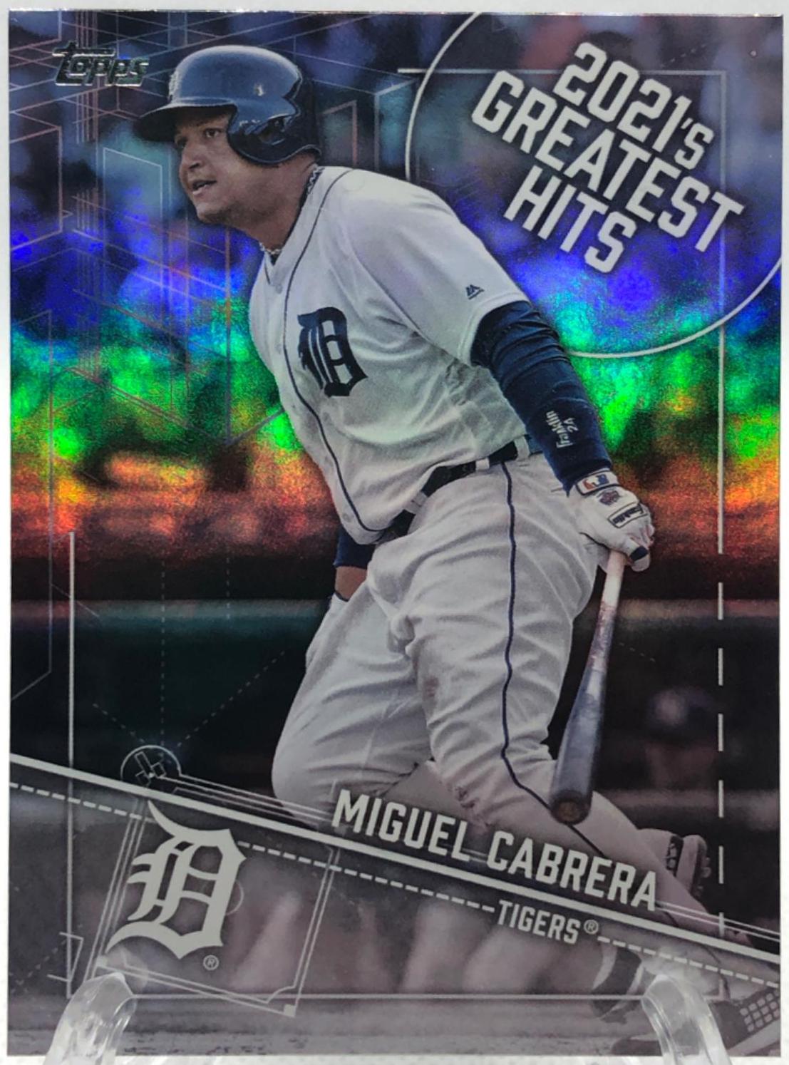 Miguel Cabrera #21GH-13 Baseball Cards 2022 Topps 2021’s Greatest Hits