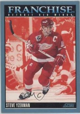 Steve Yzerman #423 Hockey Cards 1992 Score Canadian