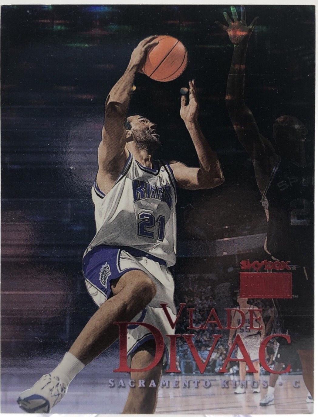 Vlade Divac #36 Basketball Cards 1999 SkyBox Premium