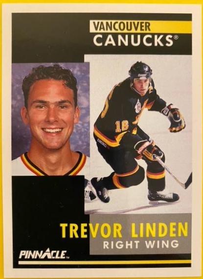 Trevor Linden #2 Hockey Cards 1991 Pinnacle