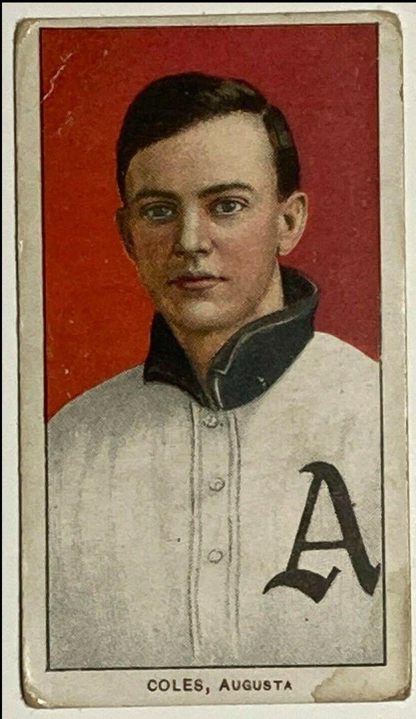 Cad Coles Baseball Cards 1909 T206 Piedmont 350