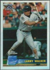 Larry Walker [Refractor] #147 Baseball Cards 1996 Topps Chrome Prices