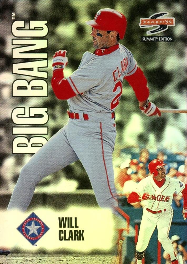Will Clarck Baseball Cards 1995 Summit Big Bang