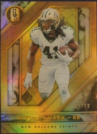 Alvin Kamara #74 Football Cards 2020 Panini Gold Standard