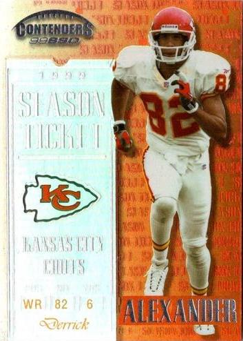 Derrick Alexander #133 Football Cards 1999 Playoff Contenders Ssd