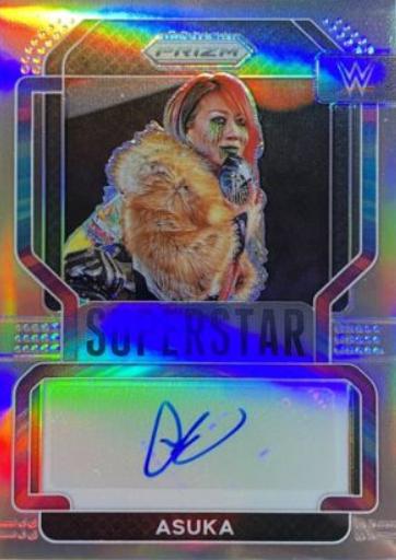 Asuka #SA-ASK Wrestling Cards 2022 Panini Prizm WWE Superstar Autographs