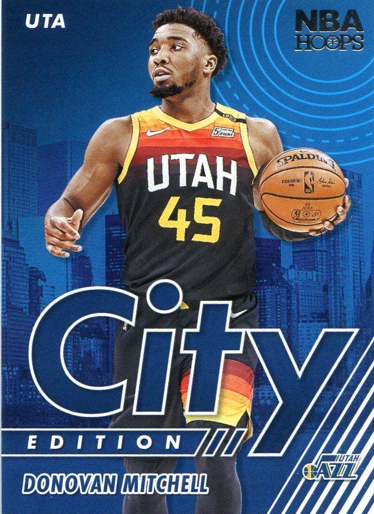 Donovan Mitchell #6 Basketball Cards 2021 Panini Hoops City Edition
