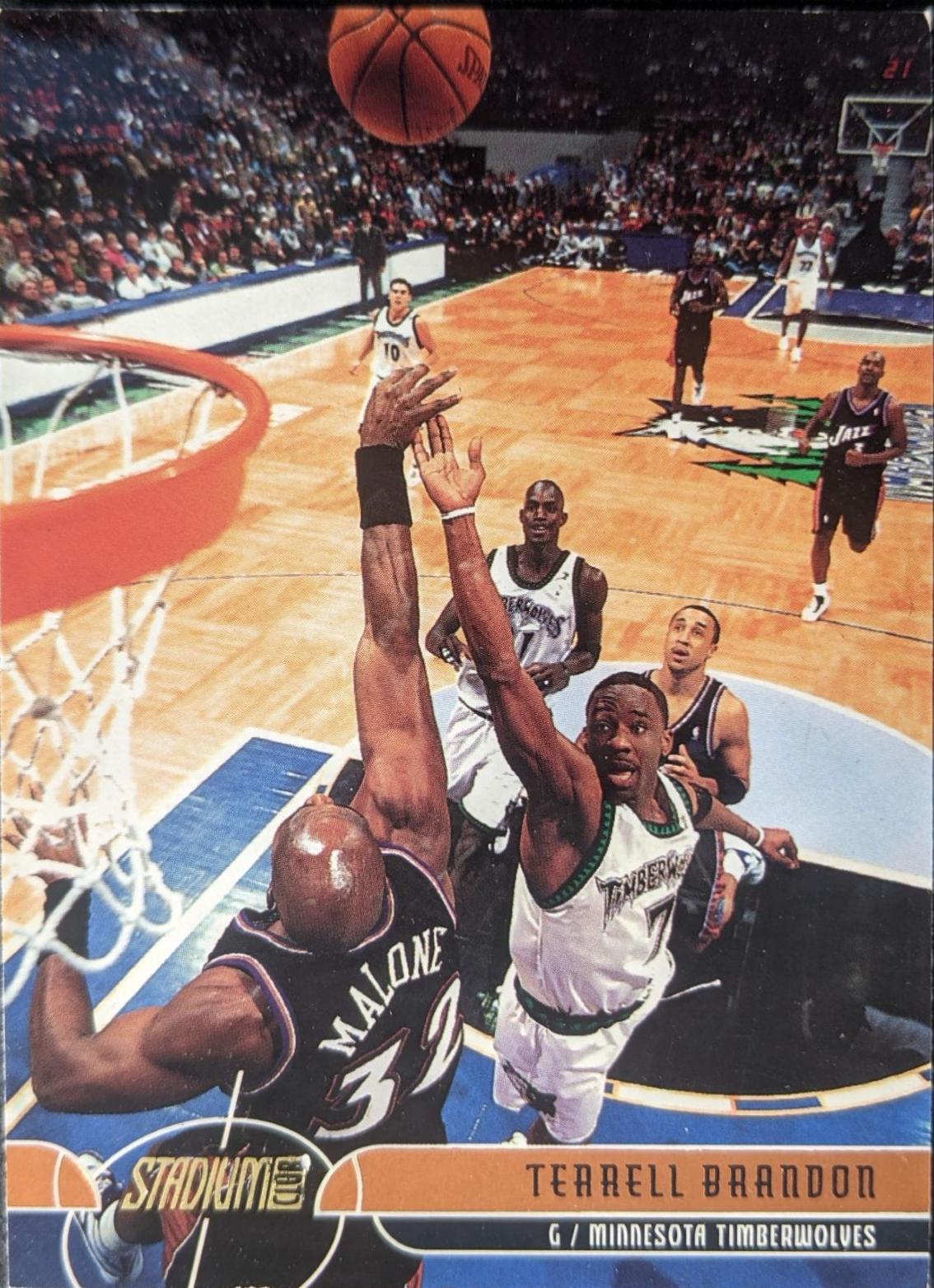 Terrell Brandon #8 Basketball Cards 2001 Stadium Club