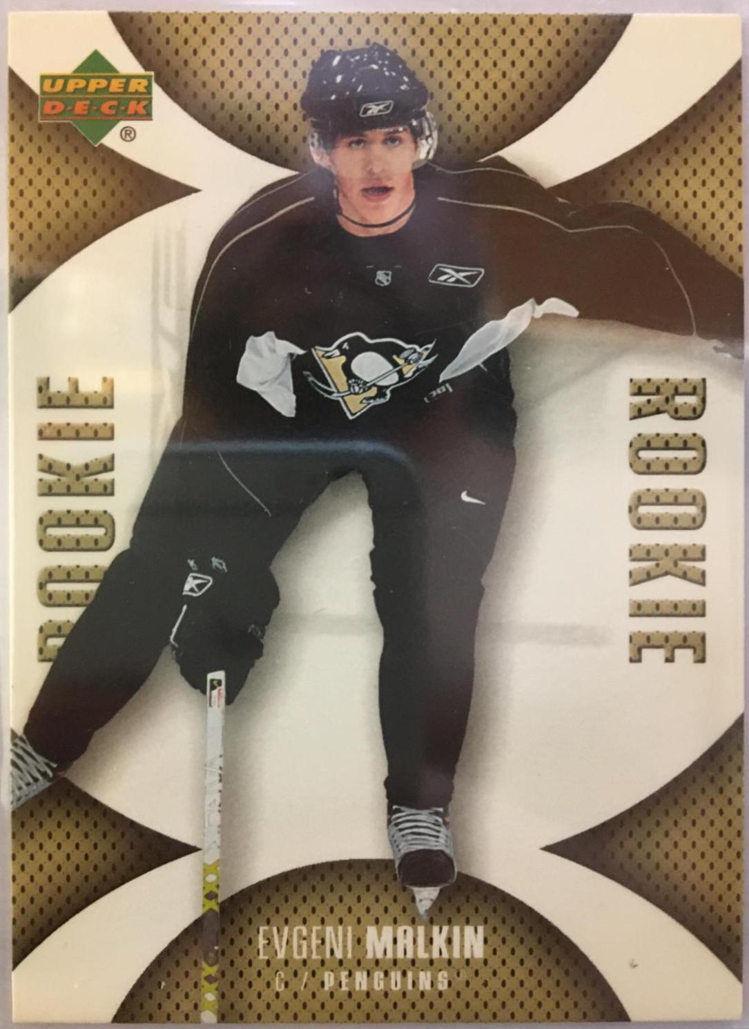 Evgeni Malkin #126 Hockey Cards 2006 Upper Deck Mini Jersey Collection