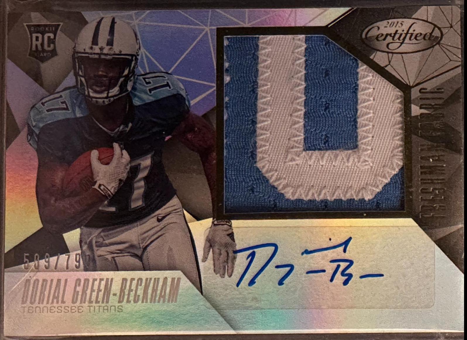 Dorial Green-Beckham #204 Football Cards 2015 Panini Certified Fabric of the Game