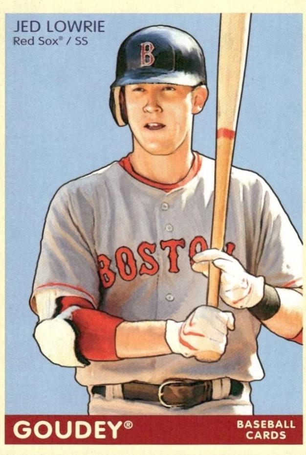 Jed Lowrie #19 Baseball Cards 2009 Upper Deck Goudey