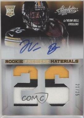 Le'Veon Bell [Rookie Premiere Materials Signature Jumbo] #221
