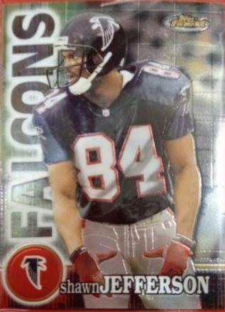 Shawn Jefferson #12 Football Cards 2000 Topps Finest
