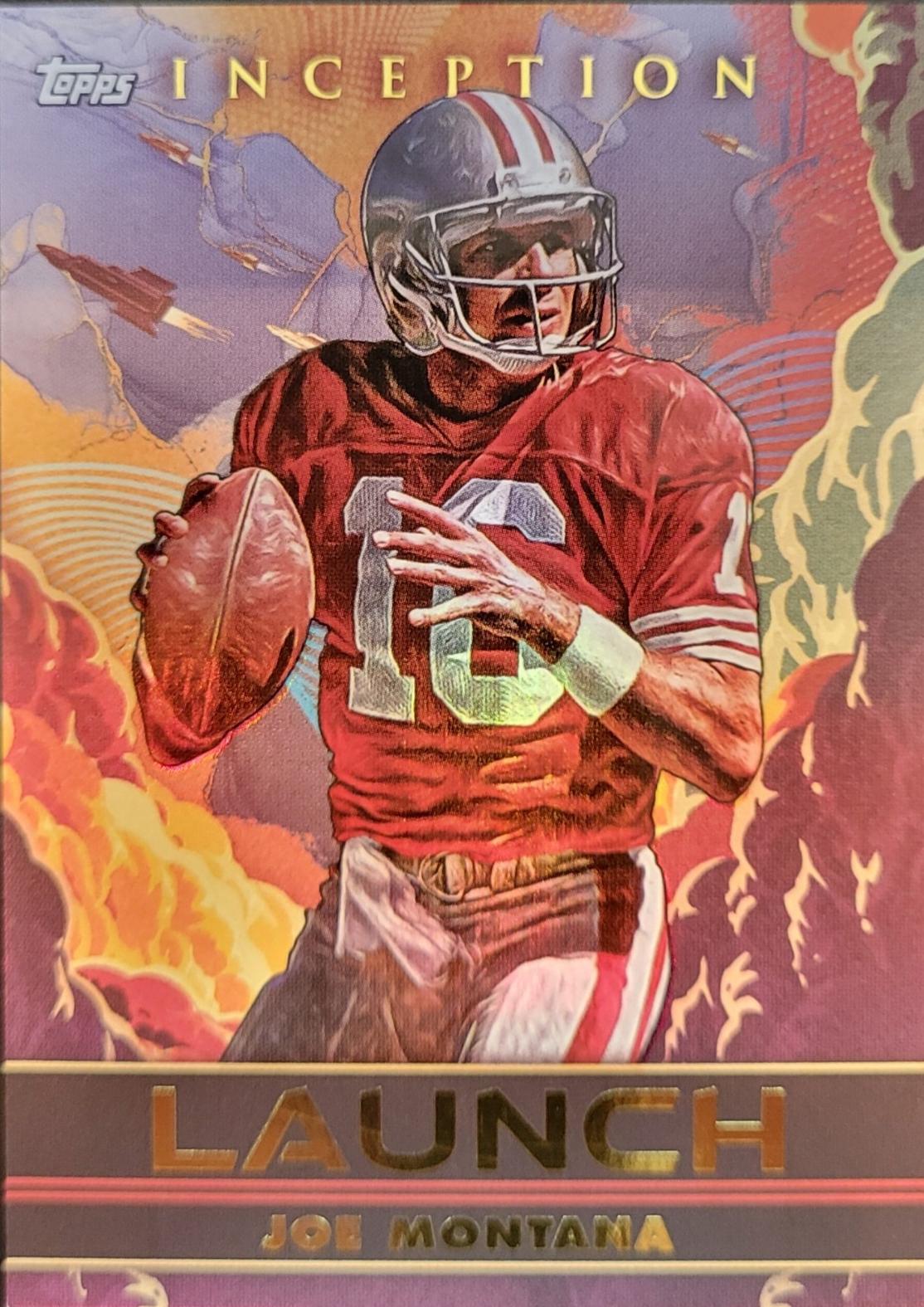 Joe Montana #L-24 Football Cards 2024 Topps Inception Launch