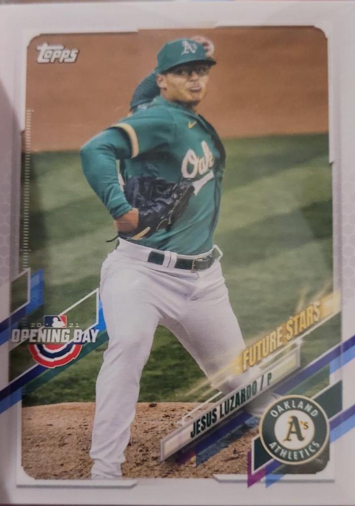 Jesus Luzardo #178 Baseball Cards 2021 Topps Opening Day