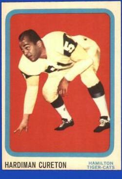 Hardiman Cureton #36 Football Cards 1963 Topps CFL