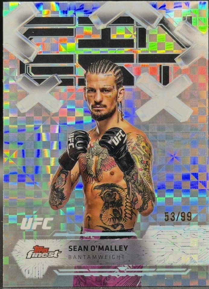 Sean O'Malley [Blue Checkerboard Refractor] #15