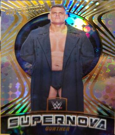 Gunther #4 Wrestling Cards 2022 Panini Revolution WWE Supernova