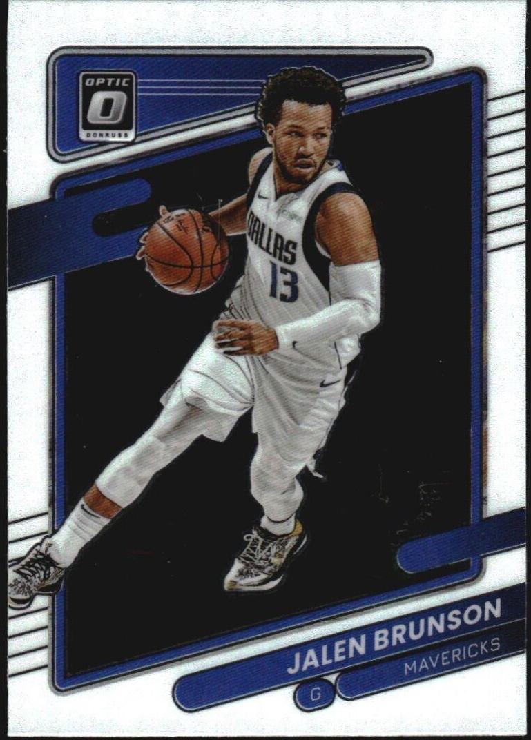 Jalen Brunson #97 Basketball Cards 2021 Panini Donruss Optic