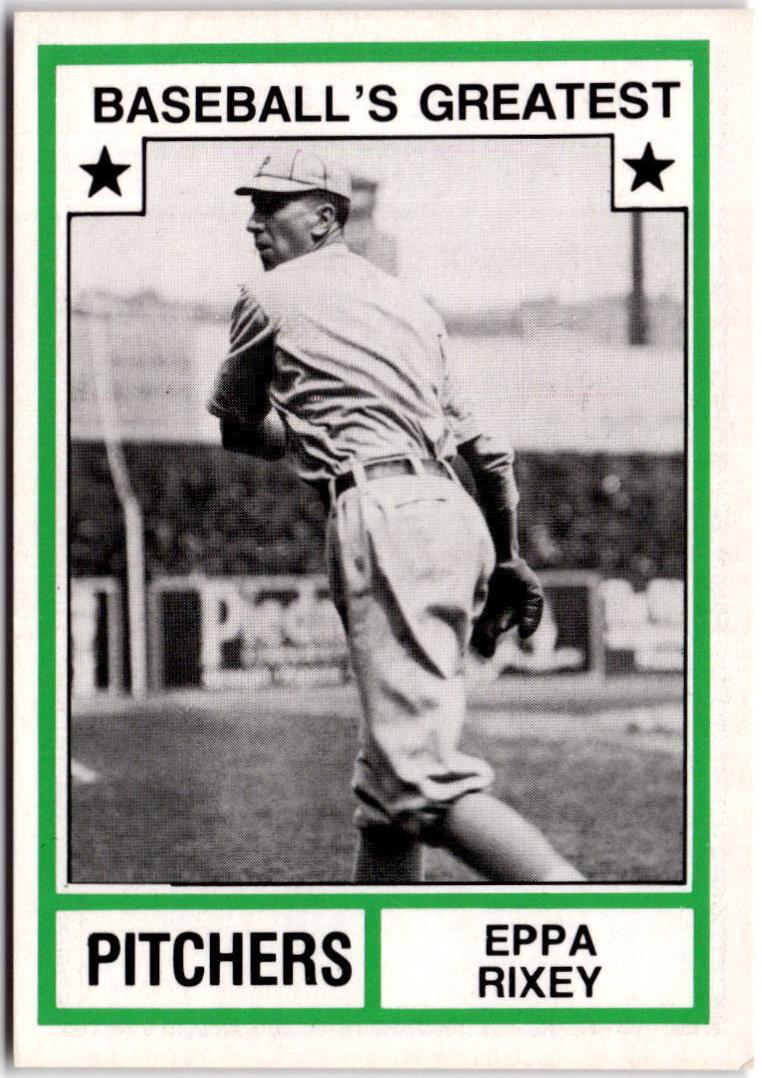Eppa Rixey #35 Baseball Cards 1982 TCMA Greatest Pitchers