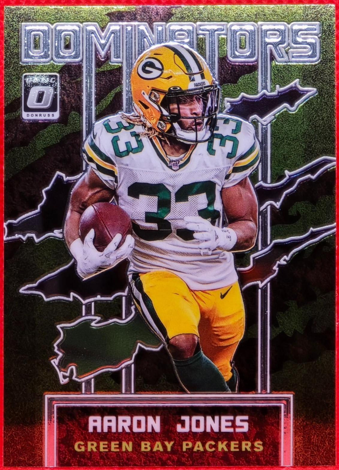 Aaron Jones #DM-AJ Football Cards 2020 Panini Donruss Optic Dominators