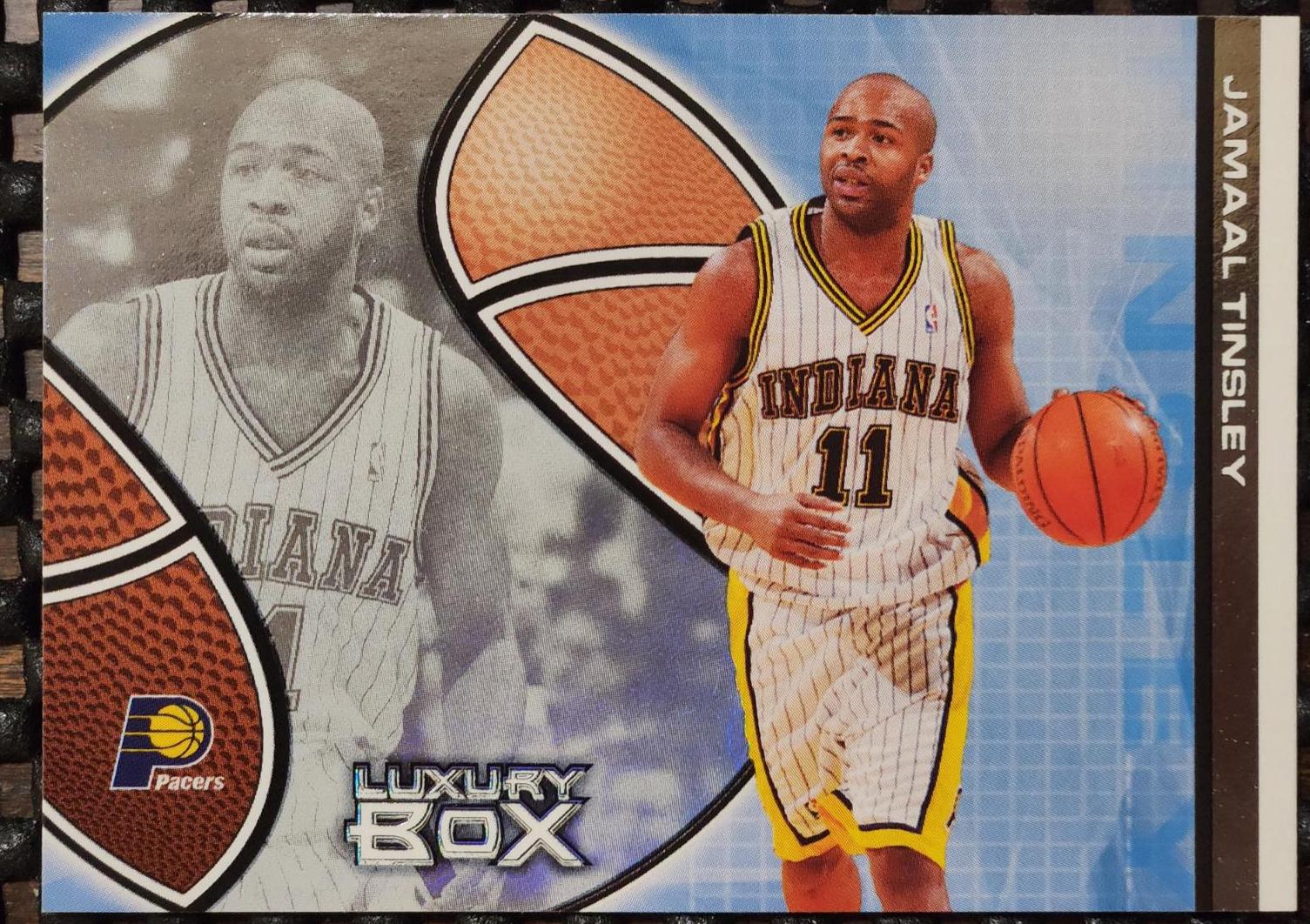 Jamaal Tinsley #34 Basketball Cards 2005 Topps Luxury Box