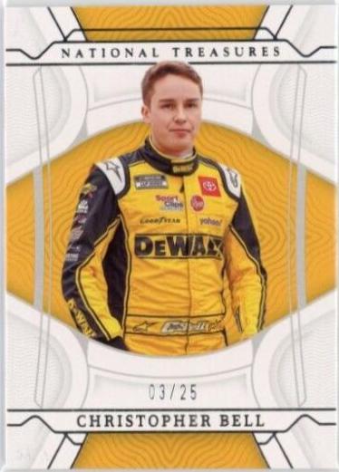 Christopher Bell #7 Racing Cards 2022 Panini National Treasures Nascar