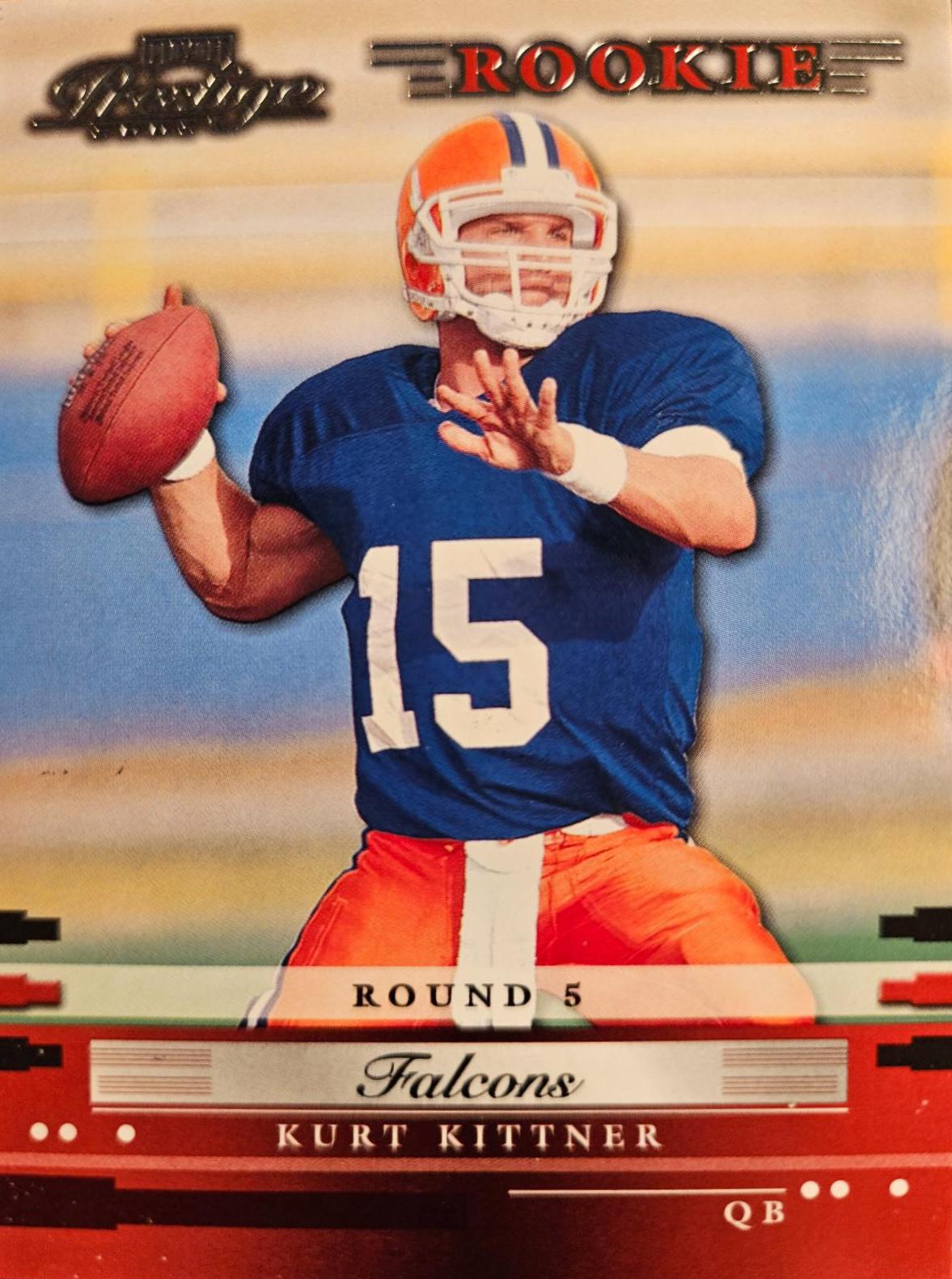 Kurt Kittner #201 2002 Playoff Prestige Football