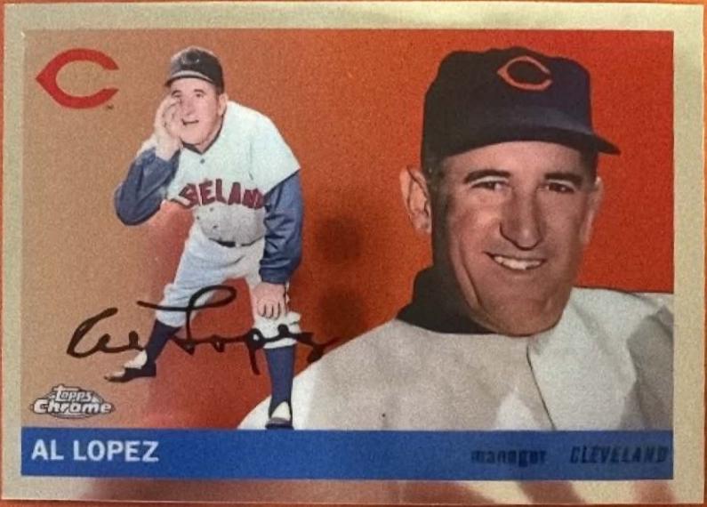 Al Lopez #55NW-18 2025 Topps Chrome Platinum Baseball 1955 Cards That Never Were