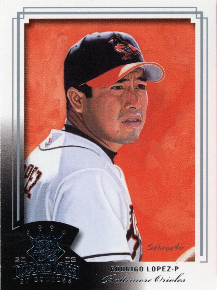 Rodrigo Lopez #10 Baseball Cards 2003 Donruss Diamond Kings