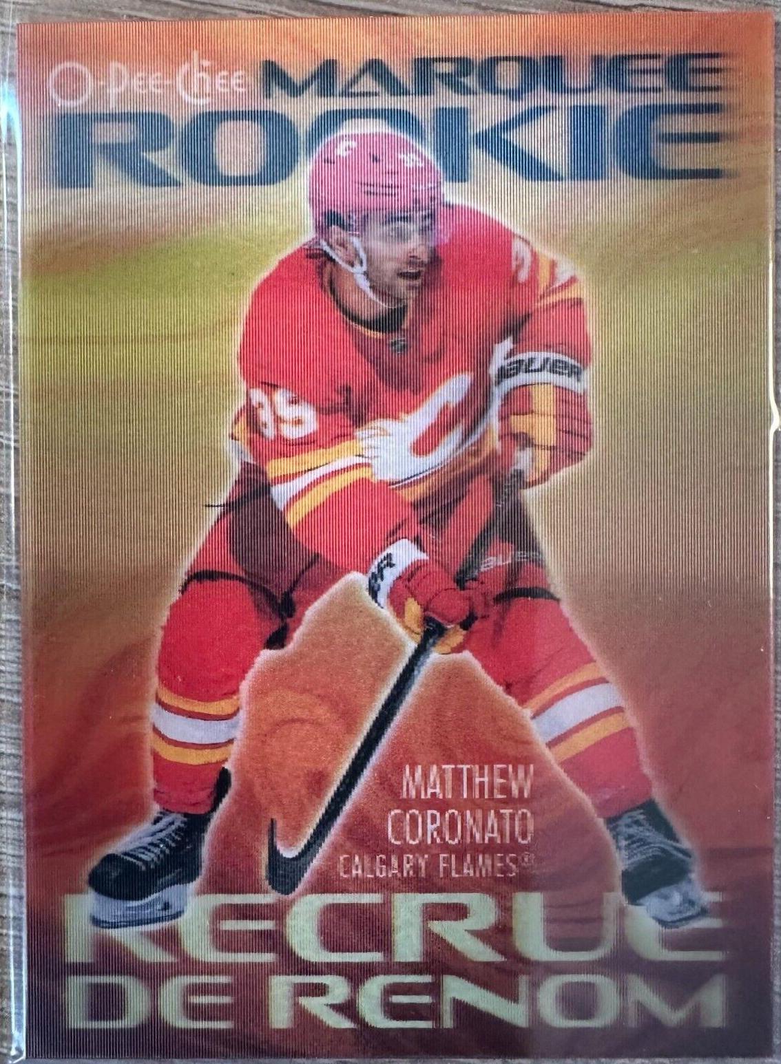 Matthew Coronato #3D-MC Hockey Cards 2023 O-Pee-Chee 3-D Marquee Rookie