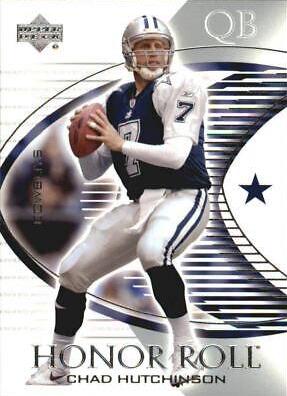 Chad Hutchinson #14 Football Cards 2003 Upper Deck Honor Roll