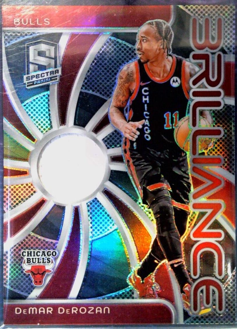 DeMar DeRozan #BRI-DDE Basketball Cards 2023 Panini Spectra Brilliance