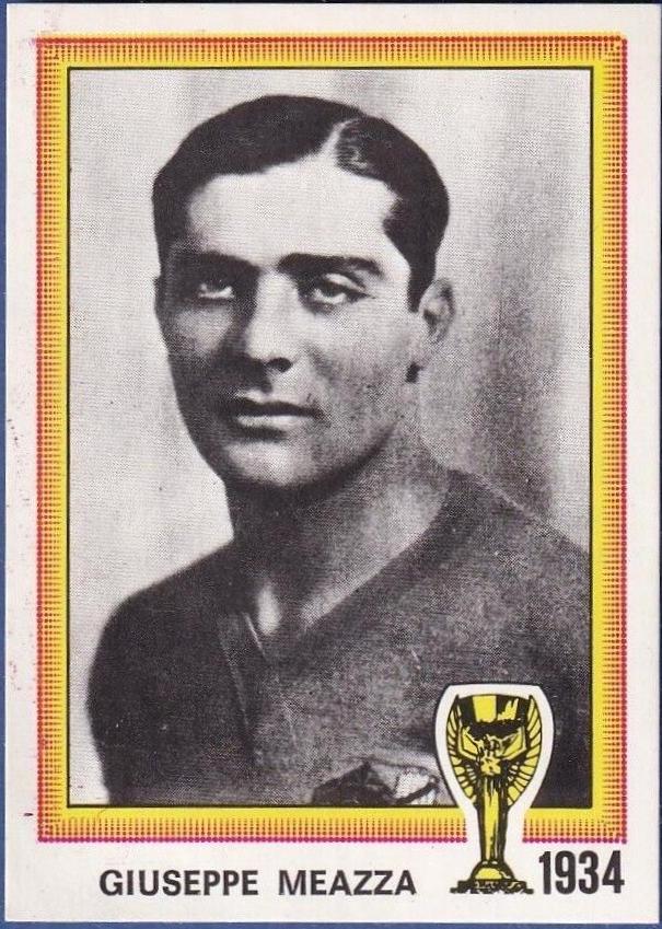 Giuseppe Meazza #6 Soccer Cards 1978 Panini FIFA World Cup Argentina Sticker