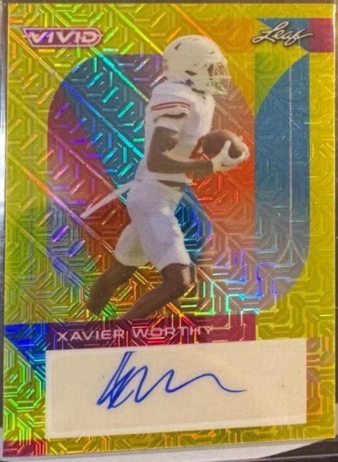 Xavier Worthy [Prismatic Yellow] #BA-XW1