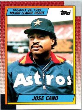Jose Cano #22 Baseball Cards 1990 Topps Major League Debut