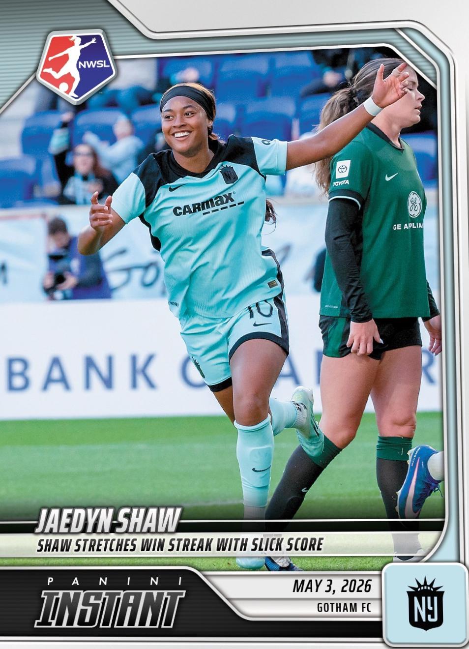 Jaedyn Shaw #55 2026 Panini Instant Nwsl Soccer