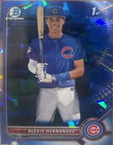 Alexis Hernandez #BCP-172 2022 Bowman Chrome Prospects Sapphire Baseball