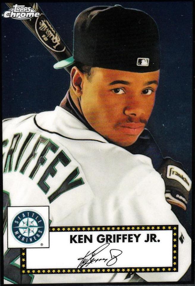 Ken Griffey Jr. #493 Baseball Cards 2021 Topps Chrome Platinum Anniversary