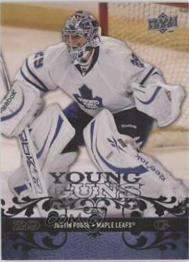 Justin Pogge #494 Hockey Cards 2008 Upper Deck