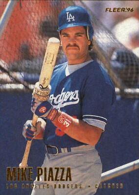 Mike Piazza #445 1996 Fleer Baseball