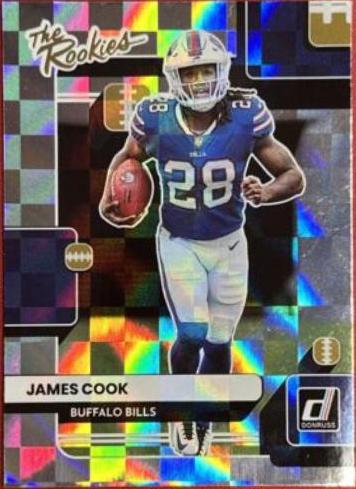 James Cook #TR-15 Football Cards 2022 Panini Donruss The Rookies