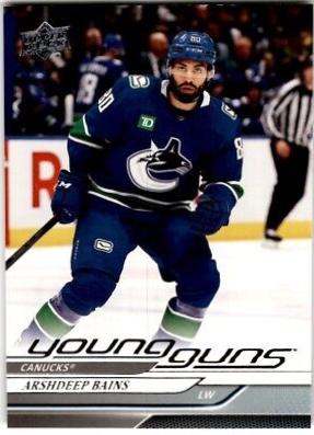 Arshdeep Bains #231 Hockey Cards 2024 Upper Deck