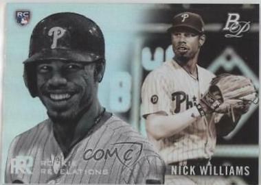Nick Williams #RR-17 Baseball Cards 2018 Bowman Platinum Rookie Revelations