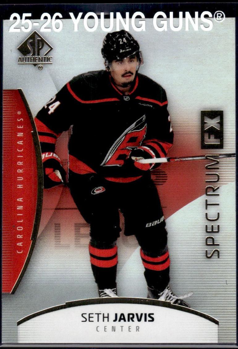 Seth Jarvis #S-9 2025-26 SP Authentic Hockey Spectrum FX