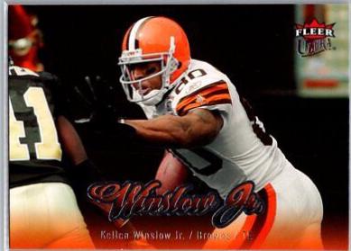 Kellen Winslow Jr. #46 Football Cards 2007 Ultra