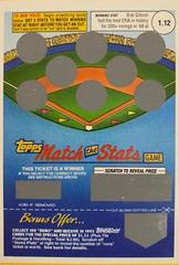 Bob Gibson Baseball Cards 1992 Topps Match the Stats Prices