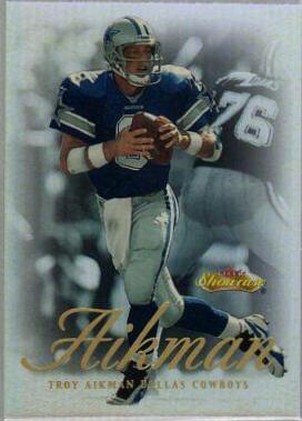 Troy Aikman #10 Football Cards 2000 Fleer Showcase