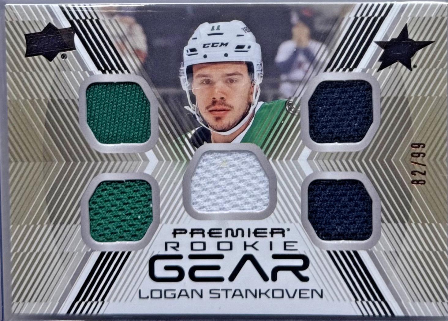Logan Stankoven #PGR-LS 2024-25 Upper Deck Premier Hockey Premier Gear Rookies