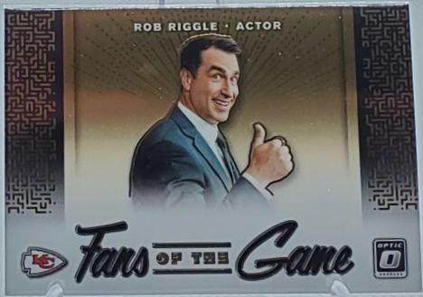 Rob Riggle #FG-2 Football Cards 2019 Donruss Optic Fans of the Game